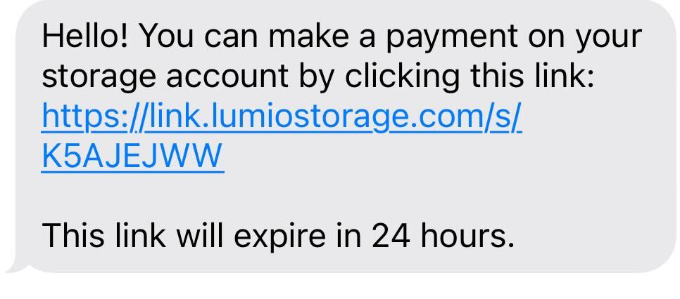 SMS Payment Notification