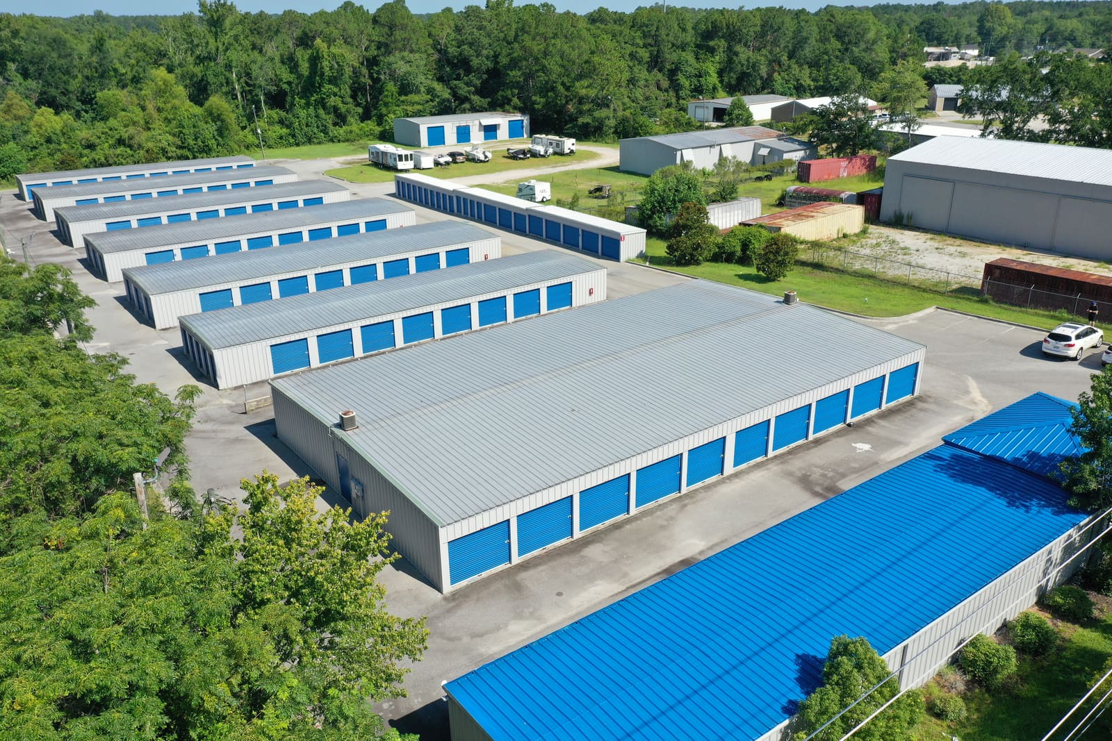 A Family Heirloom Storage property from the air